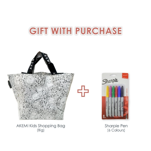 Picture of [NOT FOR SALE] AKEMI Colouring Bag & Sharpie Pen