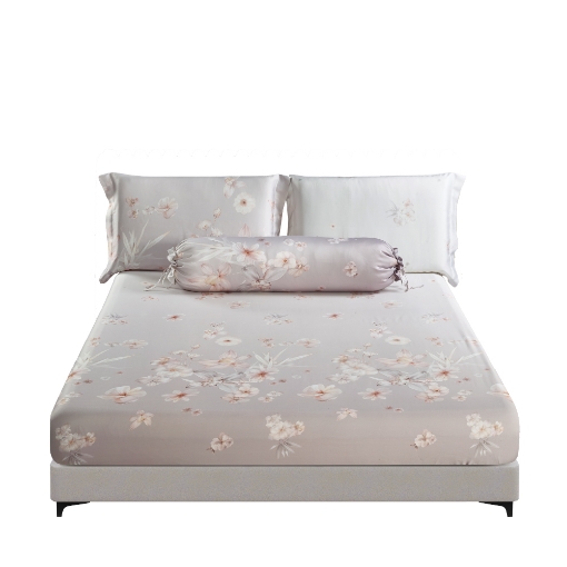 Picture of AKEMI TENCEL™ Lyocell Virtuous Fitted Sheet Set | 1300TC - Rowena (Super Single/Queen/ King)