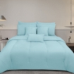 Picture of ai by AKEMI Colourtone Collection Comforter Set | 100% MicroXT 700TC - Sky Blue (Super Single/Queen/King)