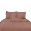 Picture of ai by AKEMI Colourtone Collection Comforter Set | 100% MicroXT 700TC - Clay Peach (Super Single/Queen/King)