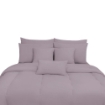 Picture of ai by AKEMI Colourtone Collection Comforter Set | 100% MicroXT 700TC - Ash Violet (Super Single/Queen/King)