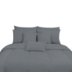 Picture of ai by AKEMI Colourtone Collection Comforter Set | 100% MicroXT 700TC - Aero Grey (Super Single/Queen/King)