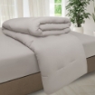 Picture of ai by AKEMI Colourtone Collection Fitted Sheet Set | 100% MicroXT 700TC - Dawn Beige (Super Single/Queen/King)