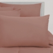Picture of ai by AKEMI Colourtone Collection Fitted Sheet Set | 100% MicroXT 700TC - Clay Peach (Super Single/Queen/King)