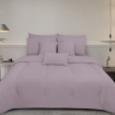 Picture of ai by AKEMI Colourtone Collection Fitted Sheet Set | 100% MicroXT 700TC - Ash Violet (Super Single/Queen/King)