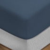 Picture of ai by AKEMI Colourtone Collection Fitted Sheet Set | 100% MicroXT 700TC - Midnight Blue (Super Single/Queen/King)