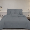 Picture of ai by AKEMI Colourtone Collection Fitted Sheet Set | 100% MicroXT 700TC - Aero Grey (Super Single/Queen/King)