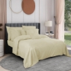 Picture of AKEMI Tencel Touch Clarity Fitted Sheet Set 900TC - Kirra Namon Cafe (Super Single/ Queen/ King)