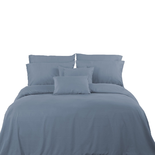 Picture of AKEMI Tencel Touch Clarity Fitted Sheet Set 900TC - Kirra Skate Blue (Super Single/ Queen/ King)