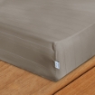 Picture of AKEMI Tencel Touch Clarity Quilt Cover Set 900TC - Kirra Dusty Brown (Super Single/ Queen/ King)