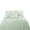 Picture of AKEMI Tencel Touch Clarity Quilt Cover Set 900TC - Kirra Neutral Mint (Super Single/ Queen/ King)