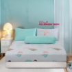 Picture of AKEMI Cotton Twill HeiQ Allergen Cheeky Cheeks Fitted Sheet Set 850TC - Mermaid Waltz (Super Single/ Queen/ King)