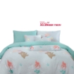 Picture of AKEMI Cotton Twill HeiQ Allergen Cheeky Cheeks Quilt Cover Set 850TC - Mermaid Waltz (Super Single/ Queen/ King)