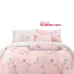 Picture of AKEMI Cotton Twill HeiQ Allergen Cheeky Cheeks Quilt Cover Set 850TC - Happy Shells (Super Single/ Queen/ King)