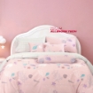 Picture of AKEMI Cotton Twill HeiQ Allergen Cheeky Cheeks Quilt Cover Set 850TC - Happy Shells (Super Single/ Queen/ King)