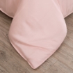 Picture of AKEMI TENCEL™ Lyocell Earnest Fitted Sheet Set 1200TC - Diedra Dearie Pink (Super Single/ Queen/ King)