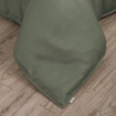 Picture of AKEMI TENCEL™ Lyocell Earnest Fitted Sheet Set 1200TC - Loreta Mossie Green (Super Single/ Queen/ King)