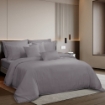Picture of AKEMI TENCEL™ Lyocell Earnest Quilt Cover Set 1200TC - Diedra Lacey Lilac (Super Single/ Queen/ King)