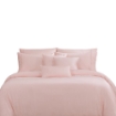 Picture of AKEMI TENCEL™ Lyocell Earnest Quilt Cover Set 1200TC - Diedra Dearie Pink (Super Single/ Queen/ King)