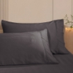 Picture of AKEMI TENCEL™ Lyocell Earnest Quilt Cover Set 1200TC - Loreta Grey (Super Single/ Queen/ King)