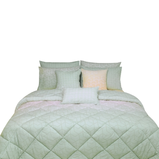 Picture of AKEMI Cotton Essentials Embrace Charm Comforter Set 600TC - Yvana (Super Single/ Queen/ King)