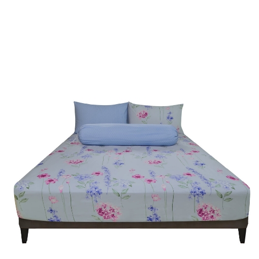 Picture of AKEMI Cotton Essentials Embrace Charm Fitted Sheet Set 600TC - Shaelyn (Super Single/ Queen/ King)