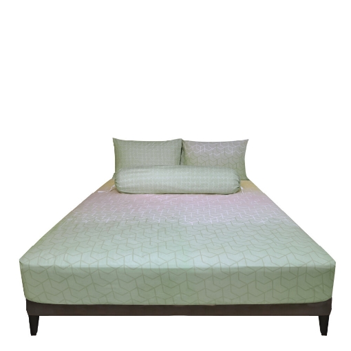 Picture of AKEMI Cotton Essentials Embrace Charm Fitted Sheet Set 600TC - Yvana (Super Single/ Queen/ King)