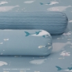 Picture of AKEMI Cotton Twill HeiQ Allergen Cheeky Cheeks Children Bolster Case 850TC - Shark Diving (1pc)