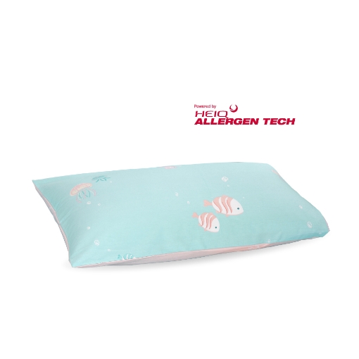 Picture of AKEMI Cotton Twill HeiQ Allergen Cheeky Cheeks Children Pillow Case 850TC (2pc) - Under The Sea