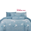 Picture of AKEMI Cotton Twill HeiQ Allergen Cheeky Cheeks Quilt Cover Set 850TC - Shark Diving (Super Single/ Queen/ King)