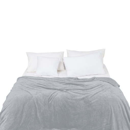 Picture of AKEMI Colourlush Flannel Blanket - Dreamy Ash (150cm x 200cm)