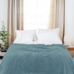 Picture of AKEMI Colourlush Flannel Blanket - Moody Ocean (150cm x 200cm)