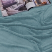 Picture of AKEMI Colourlush Flannel Blanket - Moody Ocean (150cm x 200cm)