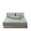 Picture of AKEMI TENCEL™ Lyocell Earnest Fitted Sheet Set 1200TC - Niobe Meadow Green (Super Single/ Queen/ King)