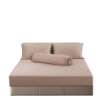 Picture of AKEMI TENCEL™ Lyocell Earnest Fitted Sheet Set 1200TC - Niobe Maple Coral (Super Single/ Queen/ King)