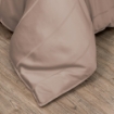 Picture of AKEMI TENCEL™ Lyocell Earnest Fitted Sheet Set 1200TC - Niobe Maple Coral (Super Single/ Queen/ King)