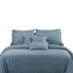 Picture of AKEMI TENCEL™ Lyocell Earnest Quilt Cover Set 1200TC - Perrie Azure Blue (Super Single/ Queen/ King)