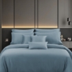 Picture of AKEMI TENCEL™ Lyocell Earnest Quilt Cover Set 1200TC - Perrie Azure Blue (Super Single/ Queen/ King)
