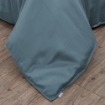 Picture of AKEMI TENCEL™ Lyocell Earnest Quilt Cover Set 1200TC - Perrie Azure Blue (Super Single/ Queen/ King)