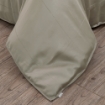 Picture of AKEMI TENCEL™ Lyocell Earnest Quilt Cover Set 1200TC - Perrie Dynamite Taupe (Super Single/ Queen/ King)