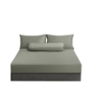 Picture of AKEMI TENCEL™ Touch Colour Elegance Fitted Sheet Set 1250TC - Bush Green (Super Single/ Queen/ King)