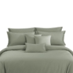 Picture of AKEMI TENCEL™ Touch Colour Elegance Quilt Cover Set 1250TC - Bush Green (Super Single/ Queen/ King)