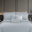 Picture of AKEMI TENCEL™ Touch Colour Elegance Quilt Cover Set 1250TC - Somber Blue (Super Single/ Queen/ King)