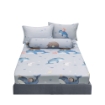 Picture of AKEMI TENCEL™ Lyocell Tickle Fun Fitted Sheet Set 900TC - Narwhal Dream (Super Single/Queen/King)