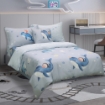Picture of AKEMI TENCEL™ Lyocell Tickle Fun Quilt Cover Set 900TC - Narwhal Dream (Super Single/Queen/King)