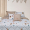 Picture of AKEMI Cotton Essentials Jovial Kids Comforter Set 600TC - Castle Knights (Super Single/ Queen/ King)