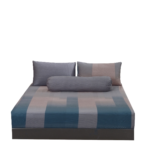 Picture of AKEMI Cotton Twill Adore Fitted Sheet Set | 100% Cotton 850TC - Arturo (Super Single/ Queen/ King)