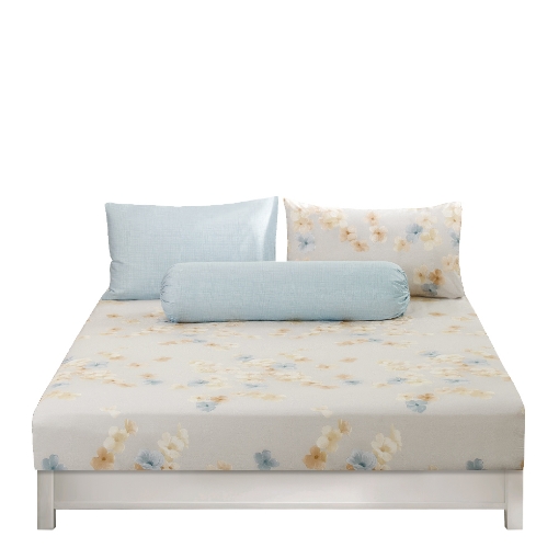 Picture of AKEMI Cotton Twill Adore Fitted Sheet Set | 100% Cotton 850TC - Miriel (Super Single/ Queen/ King)