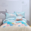 Picture of AKEMI TENCEL™ Lyocell Tickle Fun Quilt Cover Set 900TC - Swim Together (Super Single/Queen/King)