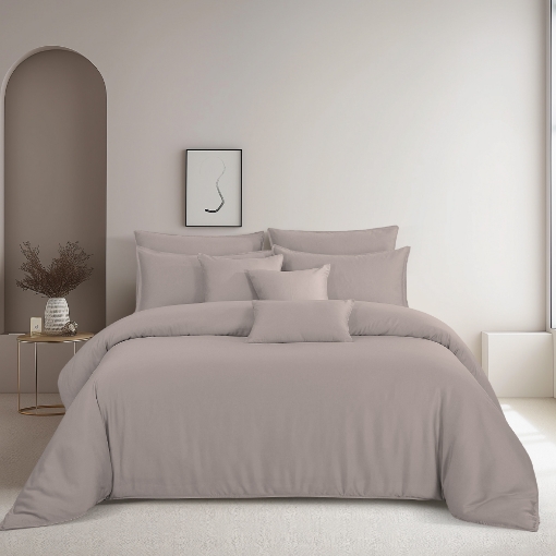 Picture of AKEMI Home Ecocare Lyocell Quilt Cover 1250TC - Apricot Pink (Queen/King)